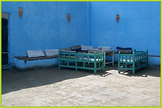 Courtyard of the hotel